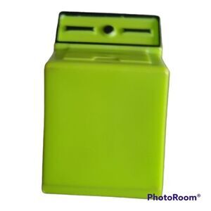 Vintage Fisher Price little people lime green washer for utility room